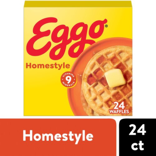 Eggo Homestyle Waffles Family Pack, 24 count, 29.6 oz