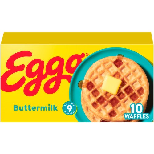 Kellogg's Eggo Buttermilk Waffles, 10 count, 12.3 oz