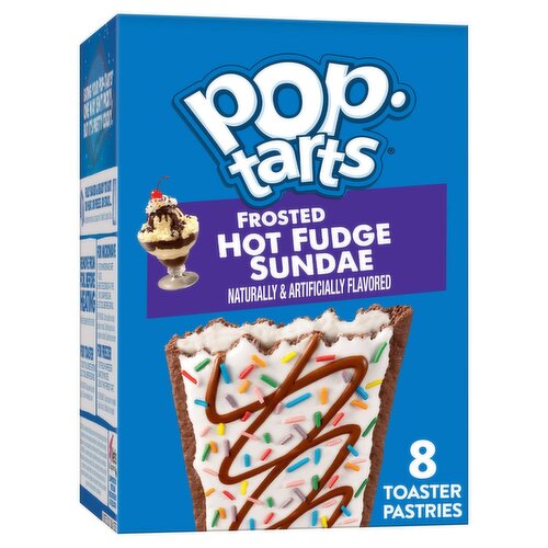 Pop-Tarts Frosted Hot Fudge Sundae Toaster Pastries, 8 count, 13.5 oz