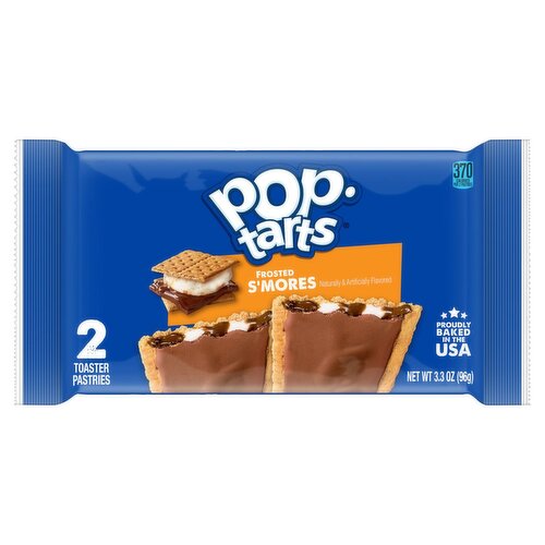 Pop-Tarts Frosted S'mores Toaster Pastries, 2 count, 3.3 oz