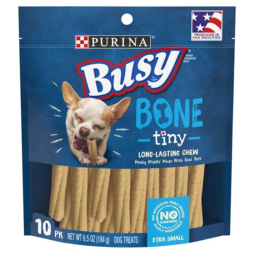 Purina Busy Bone Tiny Xtra Small Dog Treats, 10 count, 6.5 oz