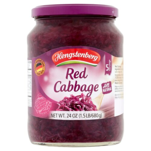 Hengstenberg Red Cabbage, 24 oz