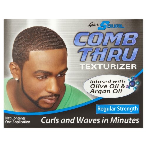 Luster's SCurl Regular Strength Comb Thru Texturizer, one application