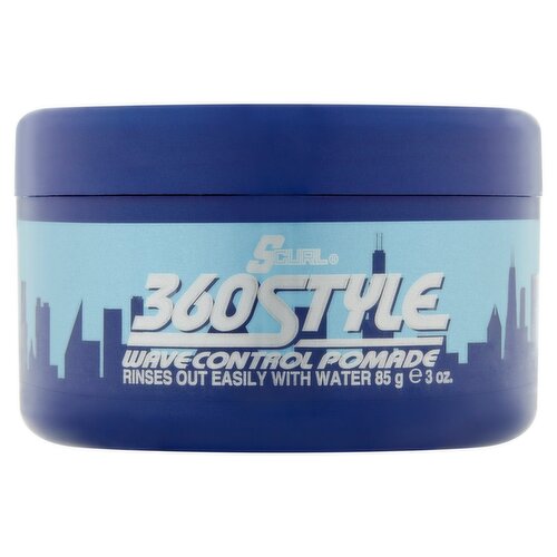 SCurl 360 Style Wave Control Pomade, 3 oz