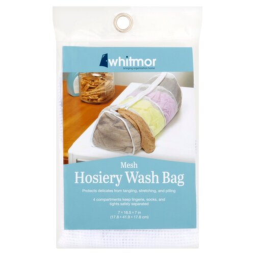 Whitmor Mesh Hosiery Wash Bag