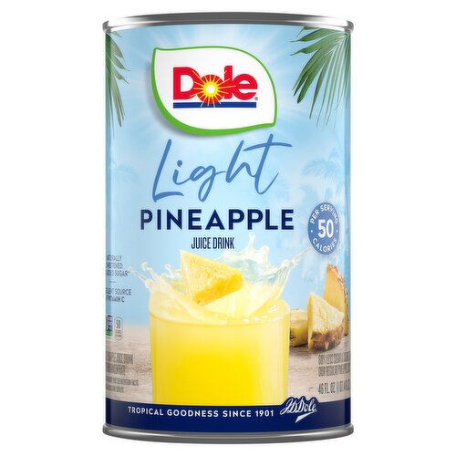 Dole Light Pineapple Juice Drink, 46 fl oz