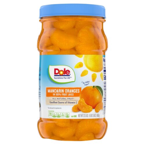 Dole Mandarin Oranges in 100% Fruit Juice, 23.5 oz