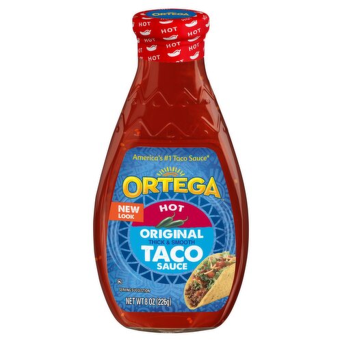 Ortega Original Medium Thick & Smooth Taco Sauce, 8 oz