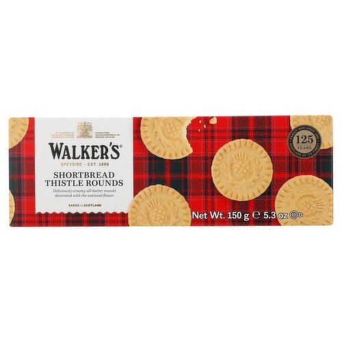 Walkers Shortbread Thistle Rounds, 5.3 oz