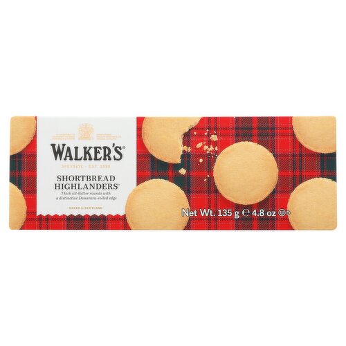 Walkers Pure Butter Shortbread Highlanders, 4.7 oz