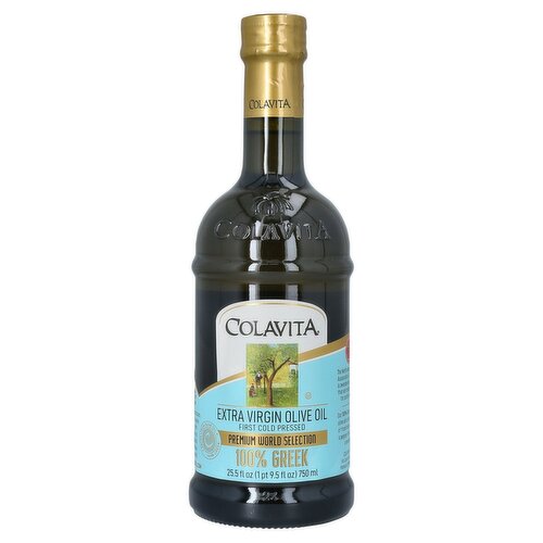 Colavita 100% Greek Extra Virgin Olive Oil, 25.5 fl oz