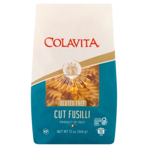 Colavita Gluten Free Cut Fusilli Pasta, 12 oz