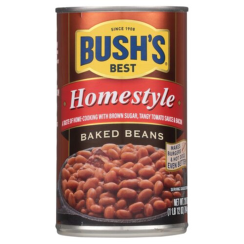 Bush's Best Homestyle Baked Beans, 28 oz