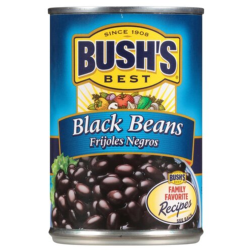 Bush's Best Black Beans, 15 oz