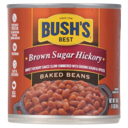 Bush's Best Brown Sugar Hickory Baked Beans, 16 oz