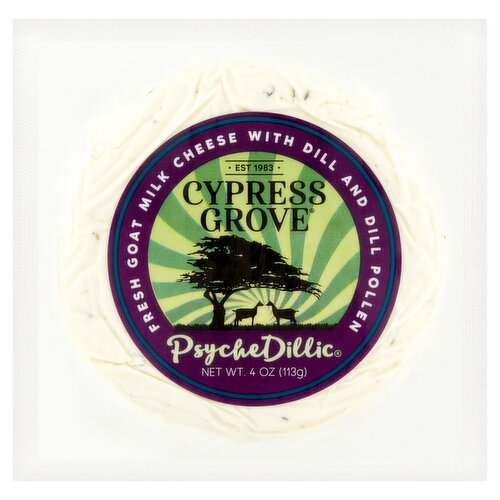 Cypress Grove PsycheDillic Fresh Goat Milk Cheese, 4 oz