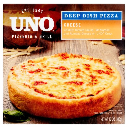 UNO Cheese Deep Dish Pizza, 12 oz