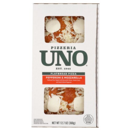 Pizzeria Uno Pepperoni & Mozzarella Flatbread Pizza, 12.7 oz