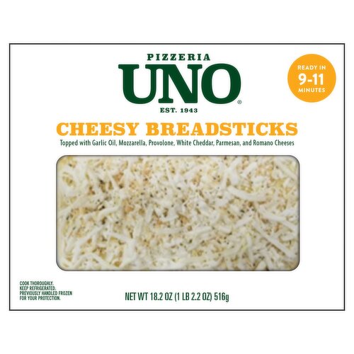 Pizzeria Uno Cheesy Breadsticks, 18.2 oz