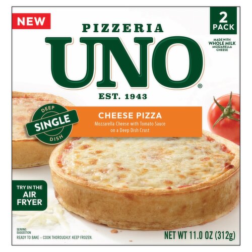 Pizzeria Uno Cheese Pizza, 2 count, 11.0 oz