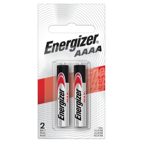 Energizer AAAA Batteries (2 Pack), Miniature Quadruple A Batteries