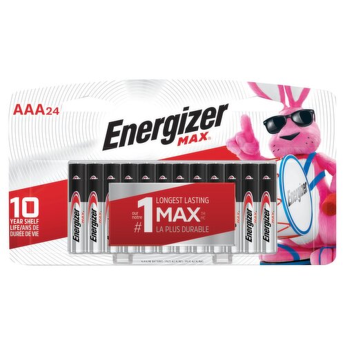 Energizer MAX AAA Batteries (24 Pack), Triple A Alkaline Batteries