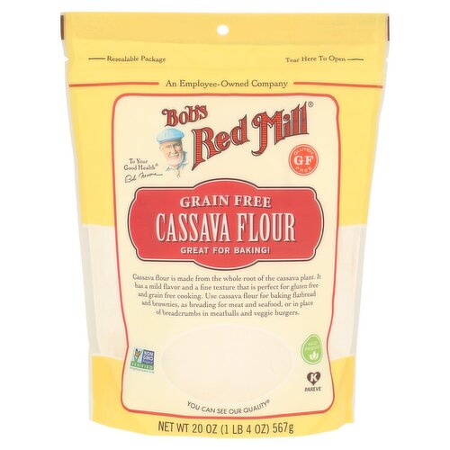 Bob's Red Mill Grain Free Cassava Flour, 20 oz
