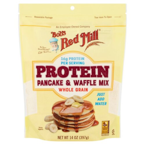 Bob's Red Mill Protein Whole Grain Pancake & Waffle Mix, 14 oz