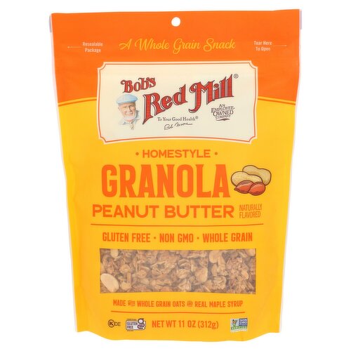 Bob's Red Mill Peanut Butter Homestyle Granola, 11 oz