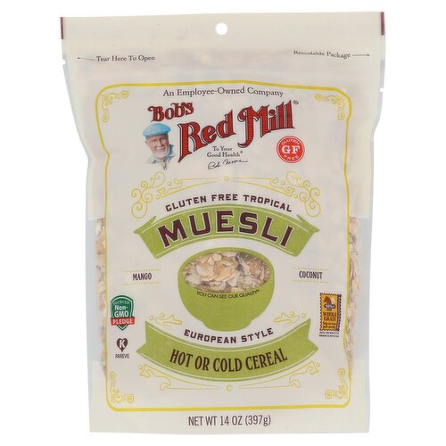 Bob's Red Mill Gluten Free Tropical Muesli, 14 oz