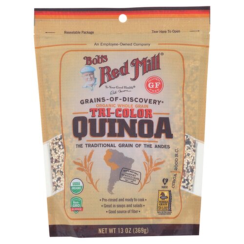 Bob's Red Mill Organic Tri-color Quinoa, 13 oz