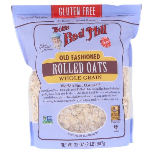 Bob's Red Mill Gluten Free Old Fashioned Rolled Oats, 32 oz