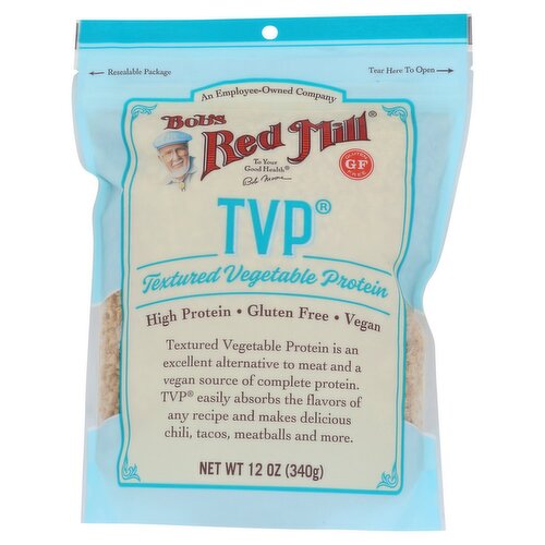 Bob's Red Mill TVP (Textured Vegetable Protein), 12 oz