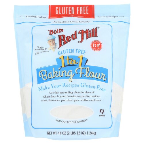 Bob's Red Mill Gluten Free 1-to-1 Baking Flour, 44 oz