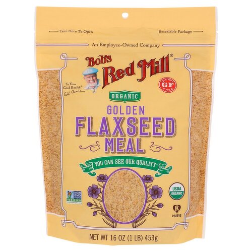 Bob's Red Mill Organic Golden Flaxseed Meal, 16 oz