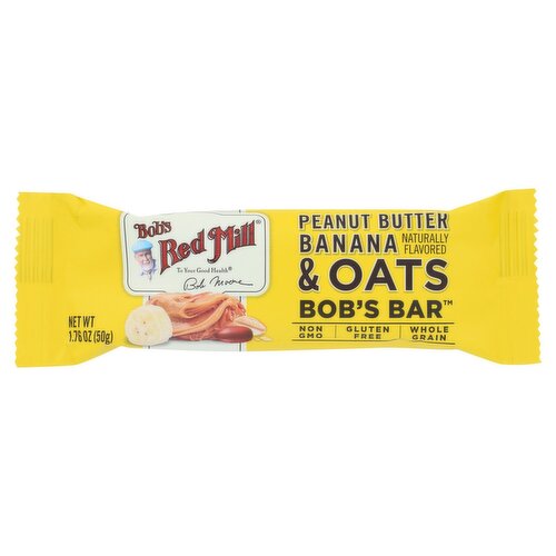 Bob's Red Mill Peanut Butter Banana and Oats Bar, 1.76 oz