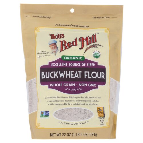 Bob's Red Mill Organic Buckwheat Flour, 22 oz