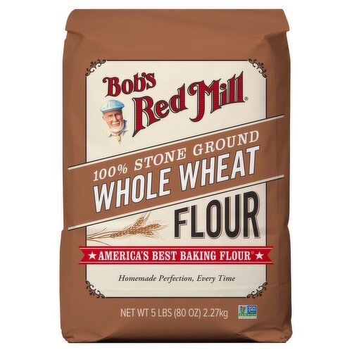 Bob's Red Mill Whole Wheat Flour, 5 lbs