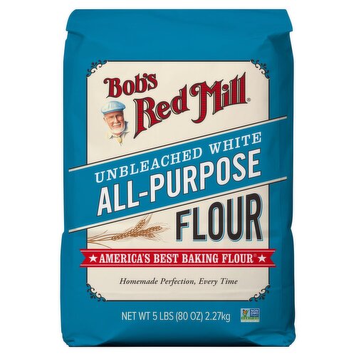 Bob's Red Mill Unbleached White All Purpose Flour, 5 lbs