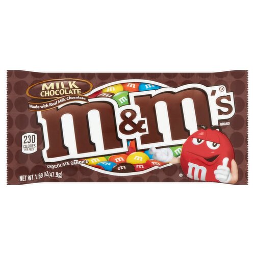 M&M's Milk Chocolate Candies, 1.69 oz