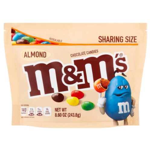 M&M's Almond Chocolate Candies Sharing Size, 8.60 oz