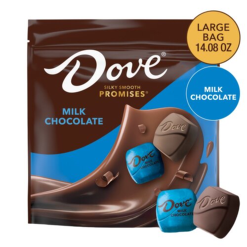 DOVE PROMISES MILK CHOCOLATE STAND UP POUCH 14.08 OUNCES PER BAG
