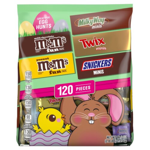 Mars Variety Bag Easter Candy, 120 count, 46.3 oz