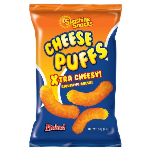 Sunshine Snacks Baked Cheese Puffs, 2 oz