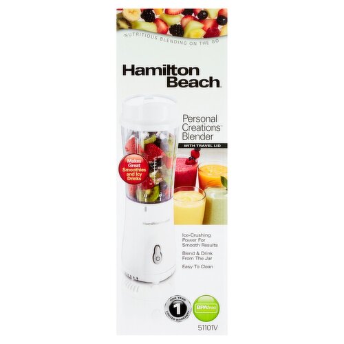 Hamilton Beach Personal Creations Blender with Travel Lid