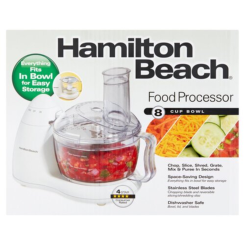 Hamilton Beach 8 Cup Bowl Food Processor