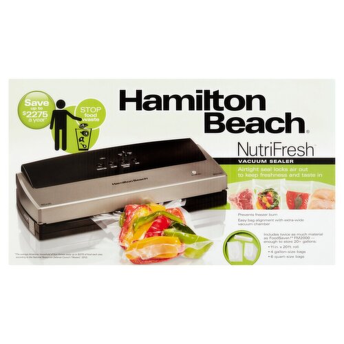 Hamilton Beach NutriFresh Vacuum Sealer