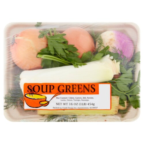 Frank Donio Inc Soup Greens, 16 oz