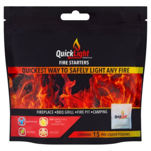 QuickLight by QuickSurvive Fire Starters, 15 count