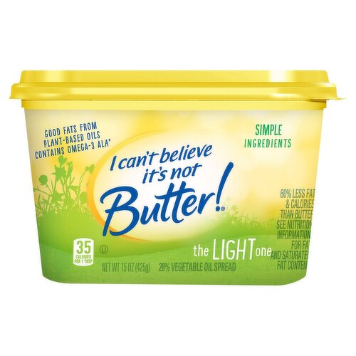 I Can’t Believe It’s Not Butter! Light Spread 15 oz